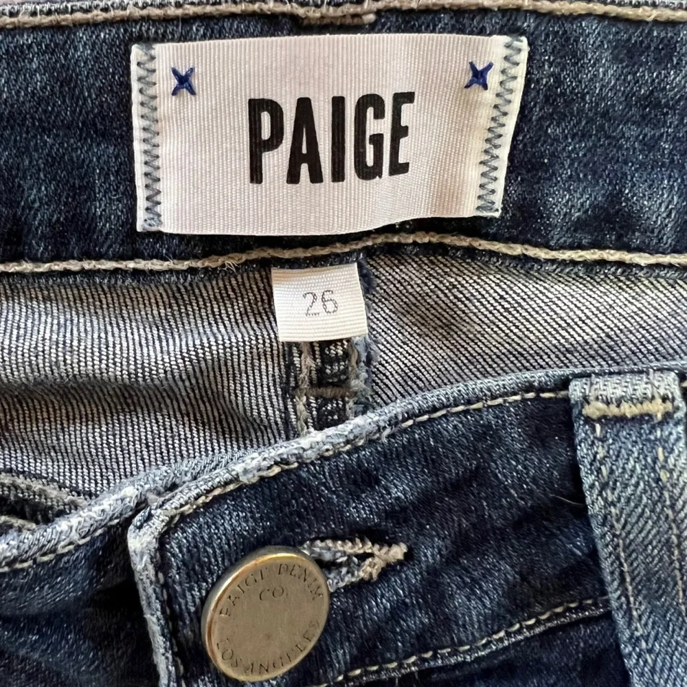 PAIGE Verdugo Ankle Distressed Dedee Dest Jeans